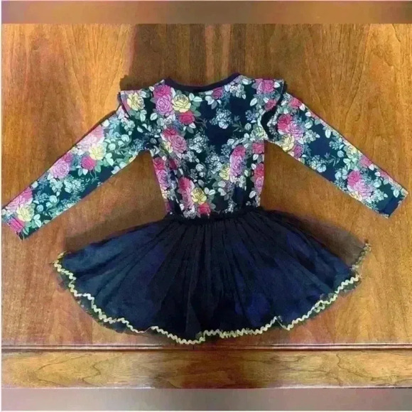 Rock Your Kid “Circus Dress" In Midnight Garden Print Girl's Size 5 Years NWT! - Picture 3 of 9